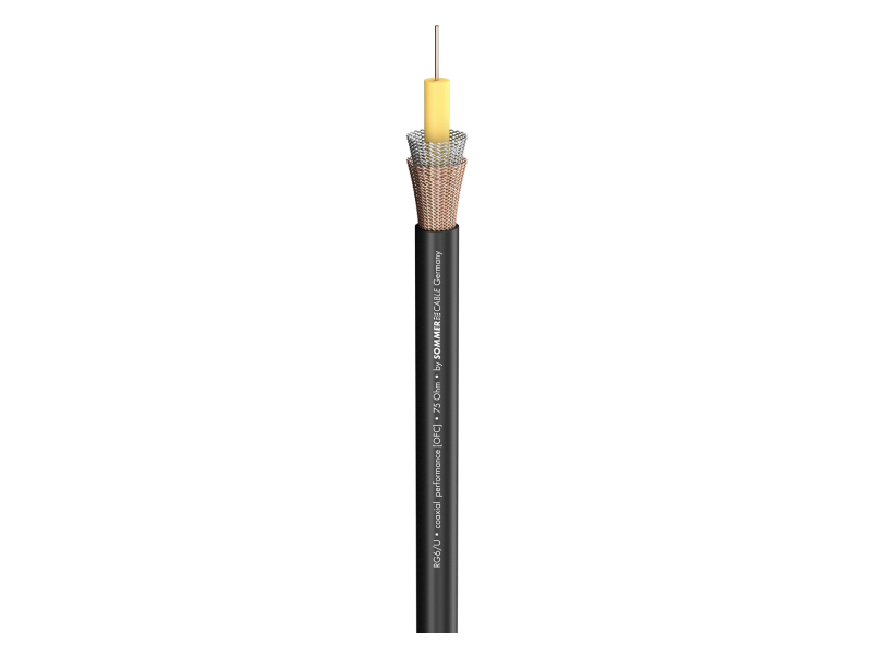 SOMMER CABLE Classic Series MKII; 1 x 0,72; PVC O 8,40 mm; RG/U Coax